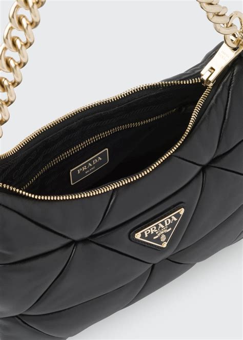 prada system triangle quilted napa mini shoulder bag|Prada System Triangle Quilted Napa Mini Shoulder Bag .